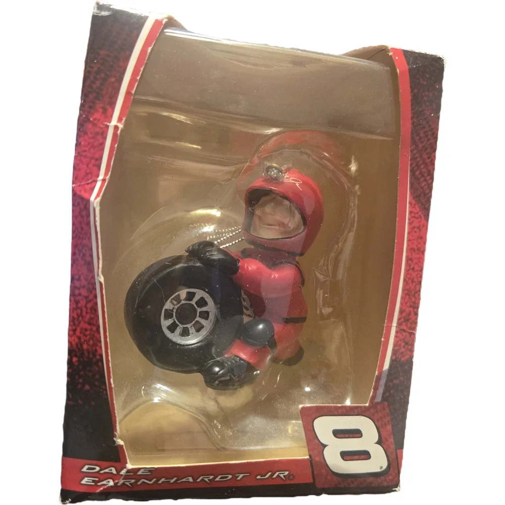 Dale Earnhardt Jr #8 Trevco Collectible Ornament NASCAR Pit Crew Figure Boxed